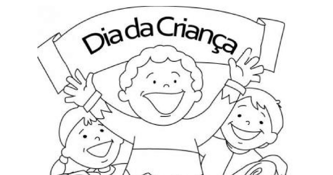 Desenhos para Colorir do Dia das Crianças 2023