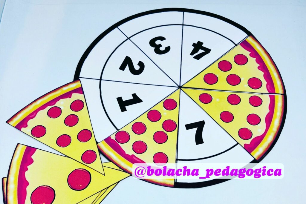 Matemática para Crianças  Pizza numérica no Blog do Certus