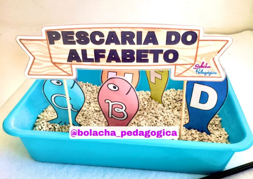 Jogo de Inteligência Infantil Pesca - Letras do Alfabeto – GosteiQuero