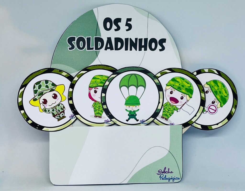 Luva os cinco soldadinhos