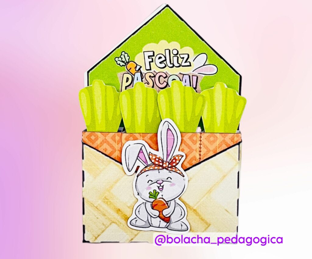 Caixinha de Bis para Páscoa Coelhinho