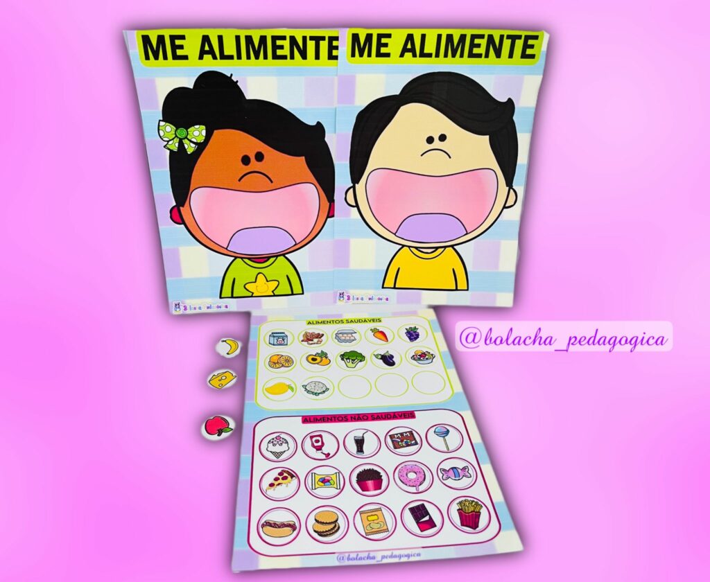 Jogo Ludoeducativo de Alimentação Saudável Educação Infantil