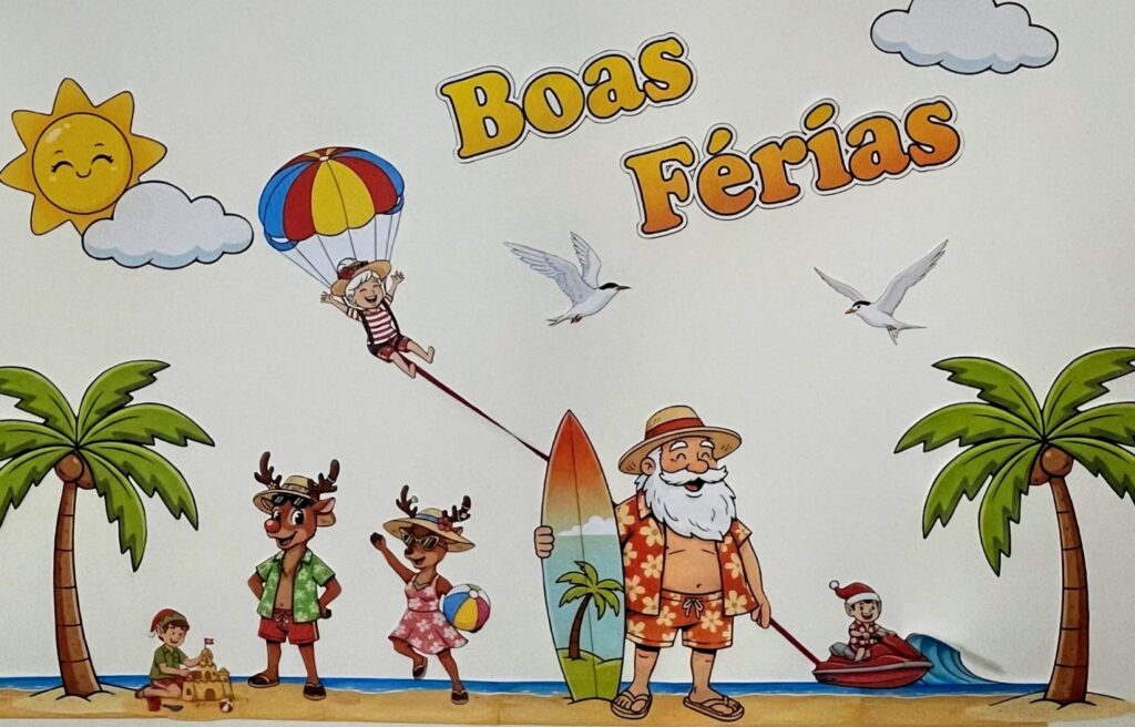 Painel Boas Férias Fim de Ano