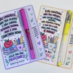 Cartão dia dos professores Canetinha - GRATUITO - Bolacha Pedagógica