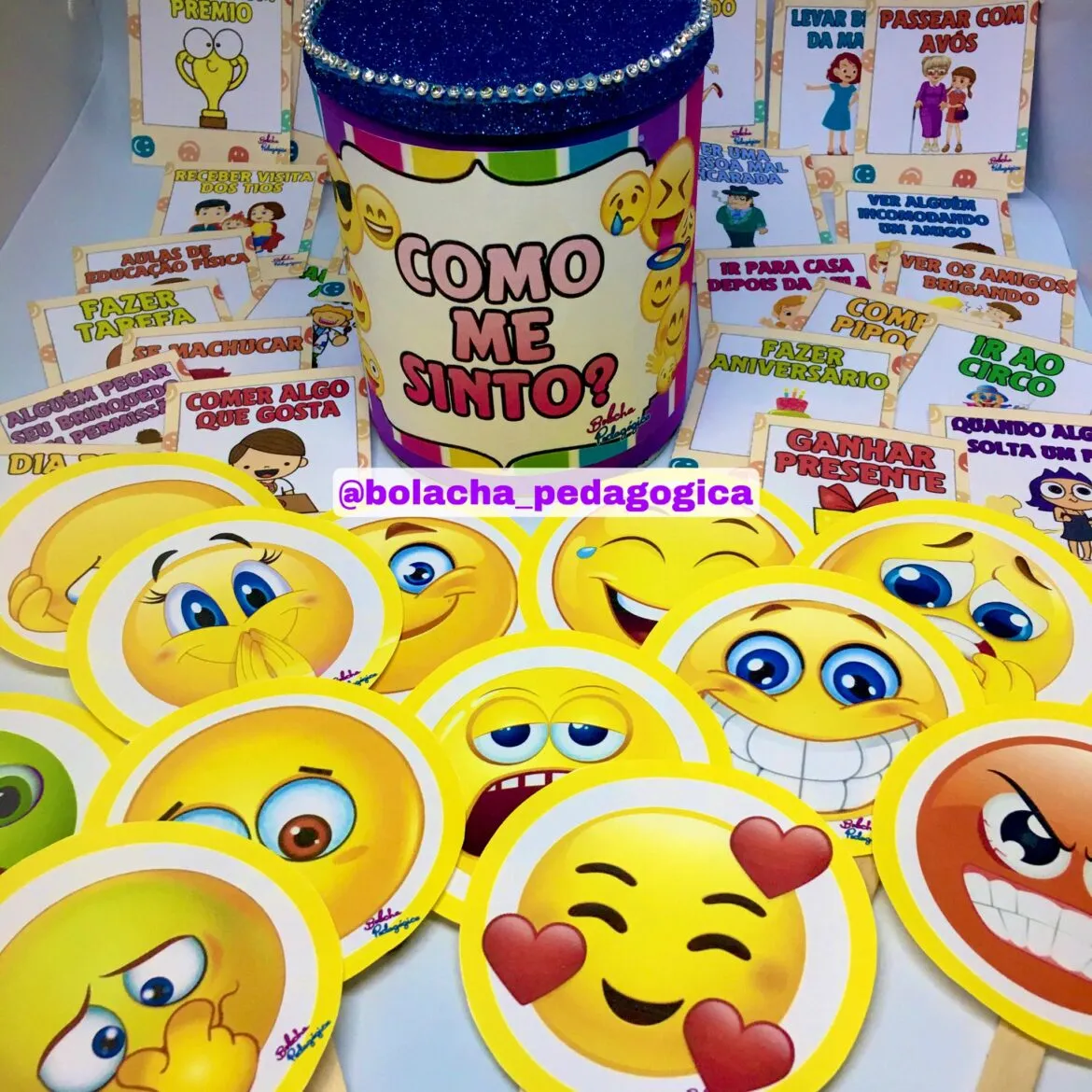Como Me Sinto - Atividade na Lata Como me sinto