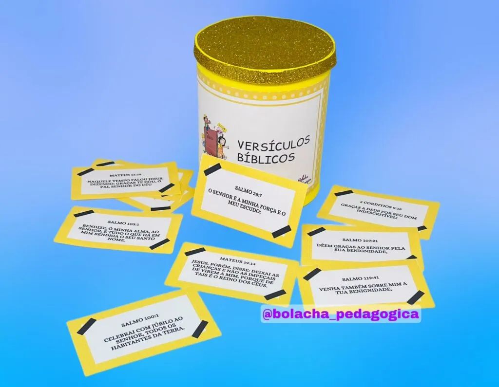 Versículos Bíblicos na Lata
