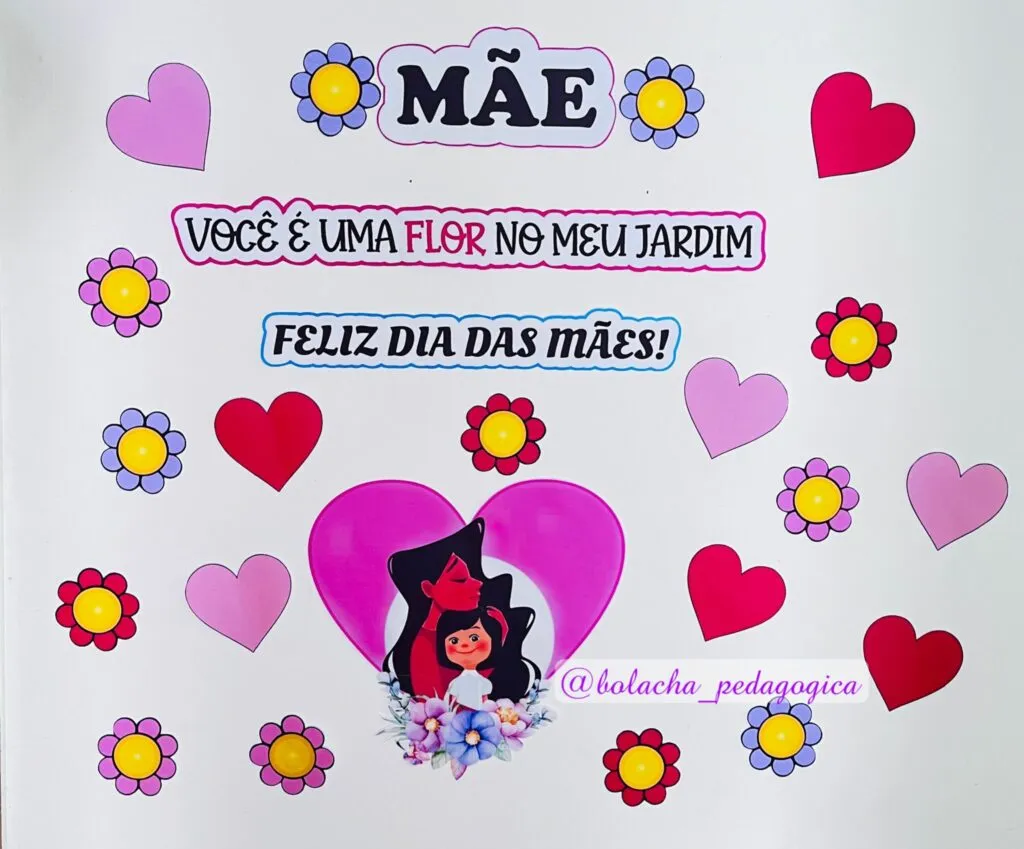 Painel mãe você é uma flor