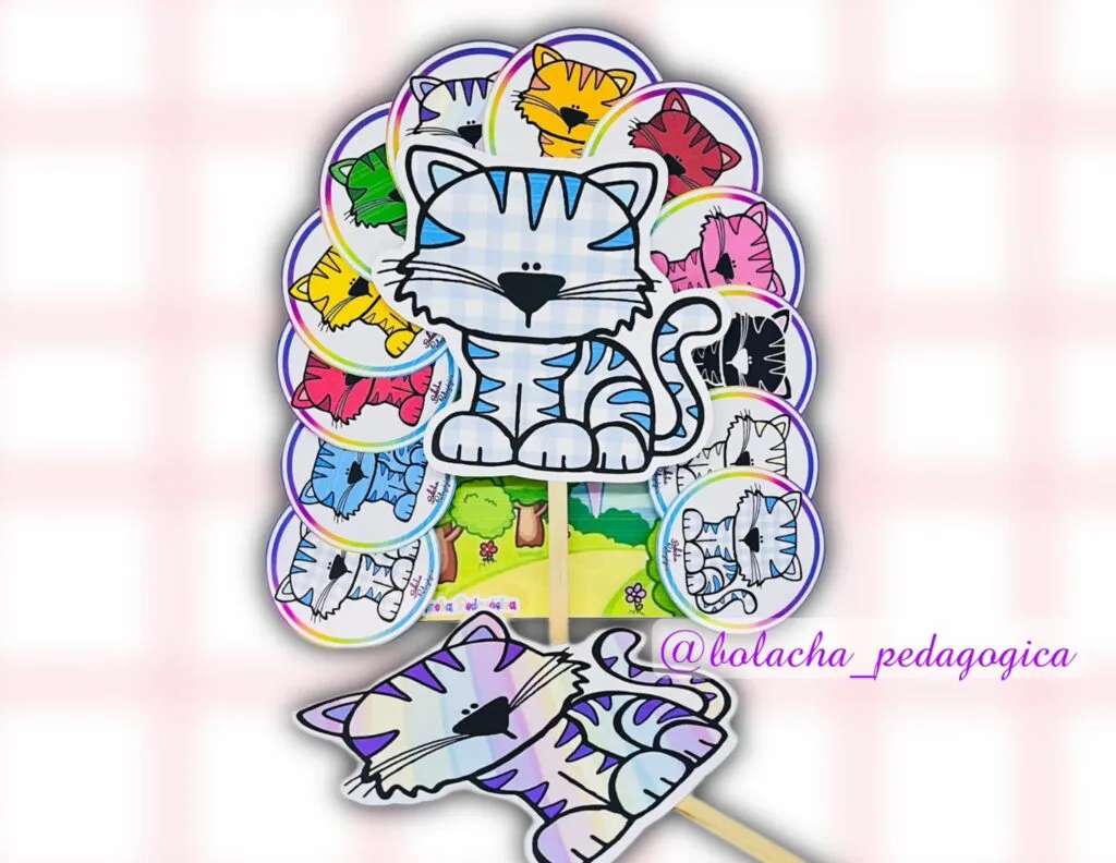 Luva Era uma vez um gato xadrez