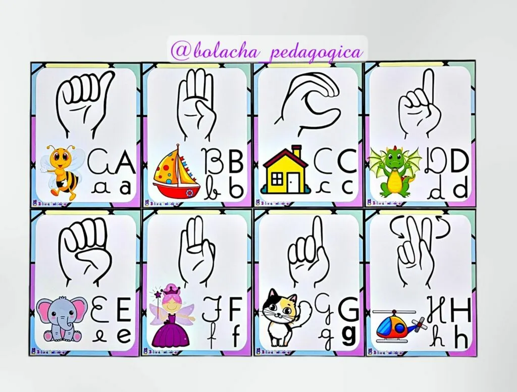 Alfabeto de Parede Libras