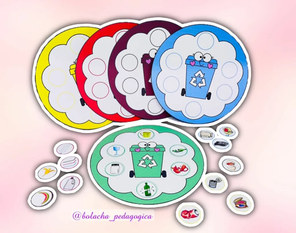 Pareamento de lixo Reciclável