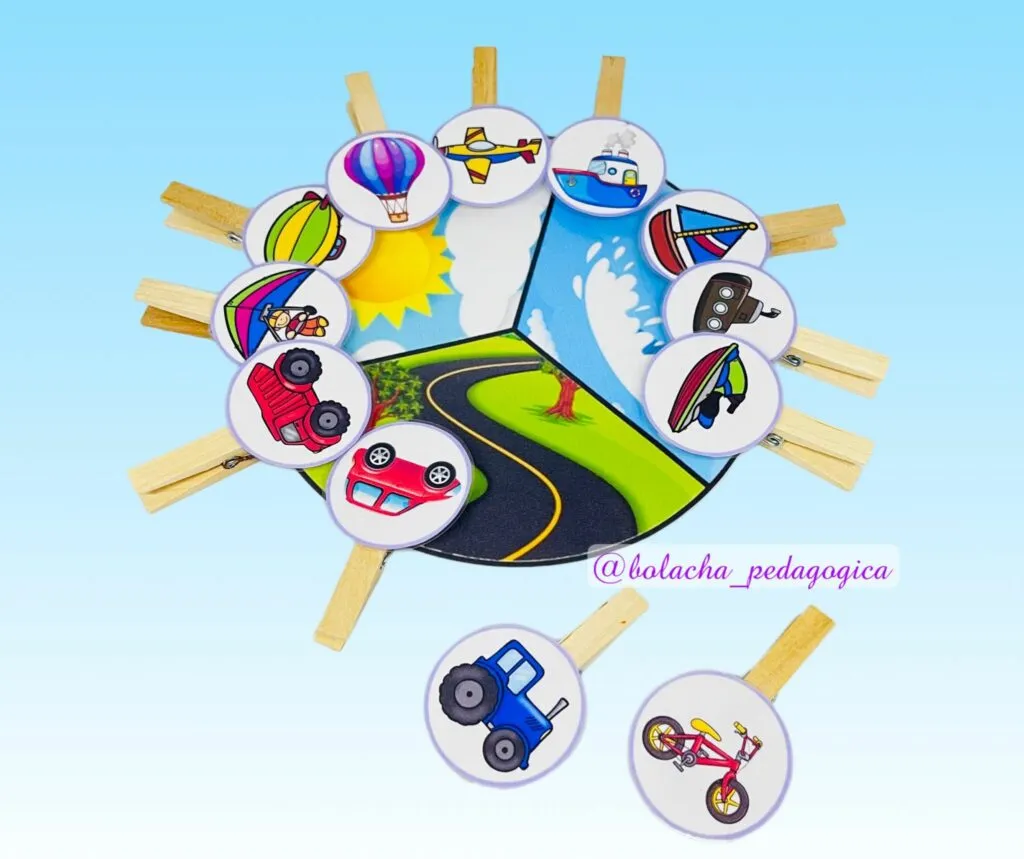 Disco dos meios de transporte