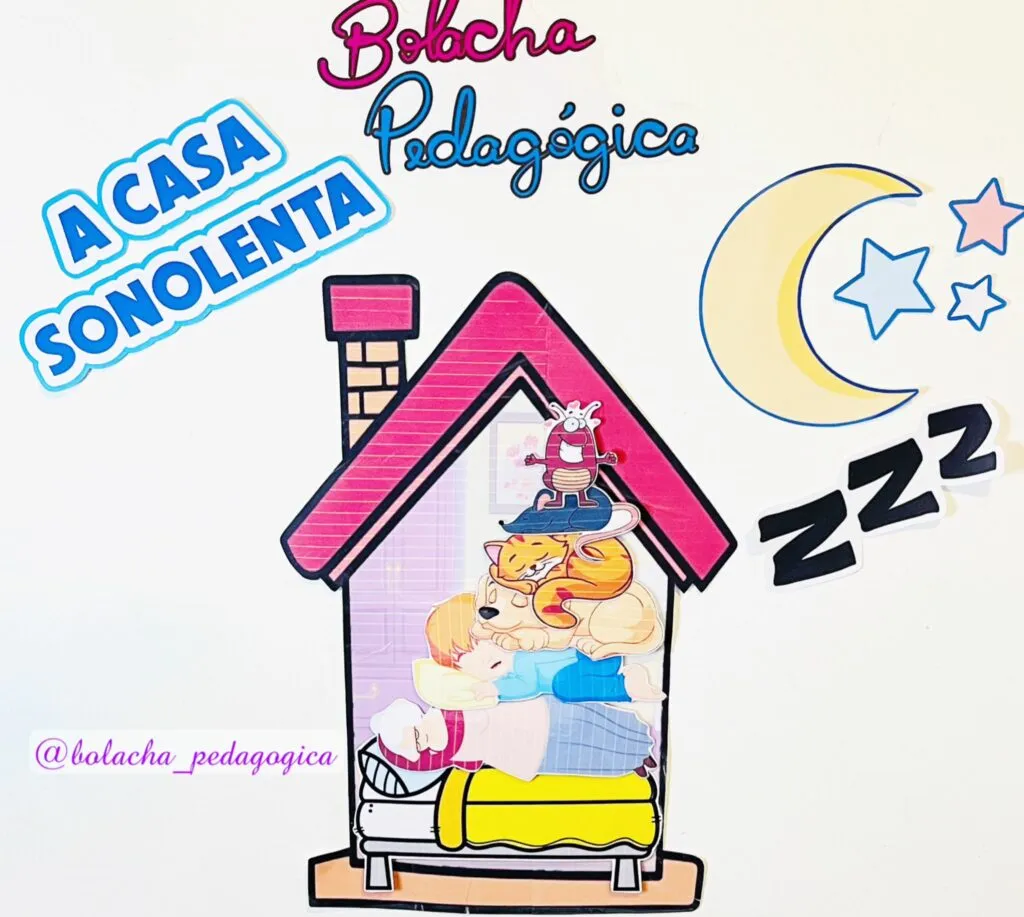 A Casa Sonolenta Painel Interativo