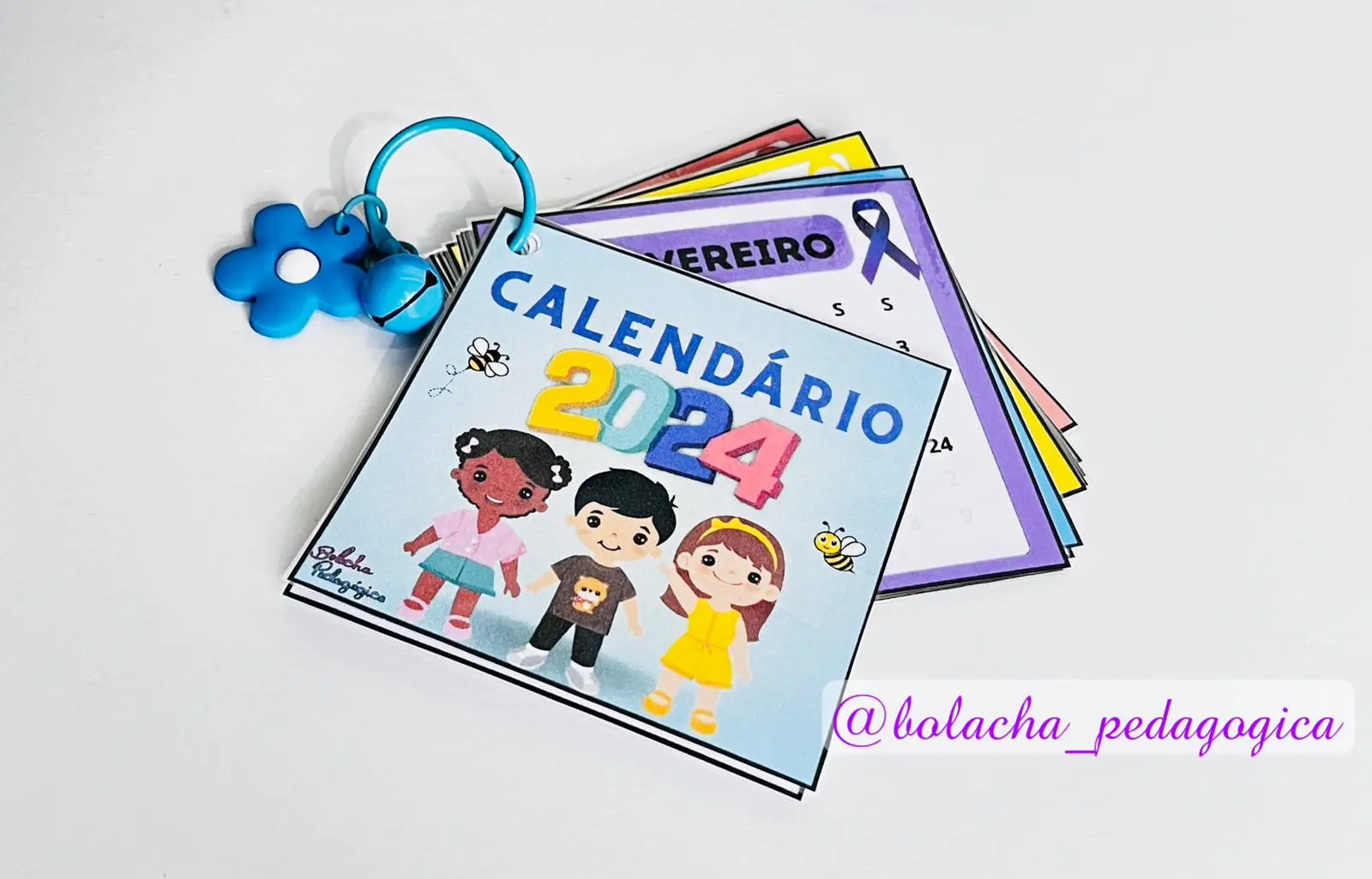 Chaveiro calendário 2024