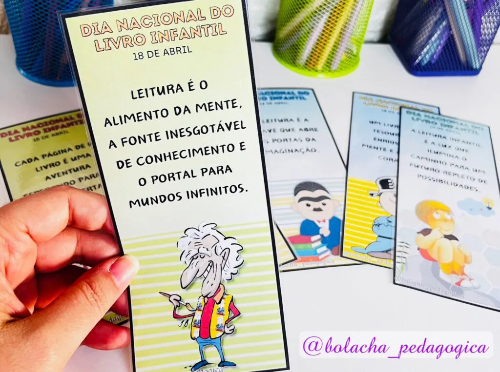 Marcador de página dia do livro infantil WhatsApp Image 2024-04-15 at 19.03.57