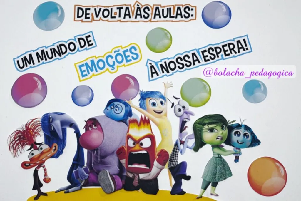 Painel Volta às aulas Divertidamente